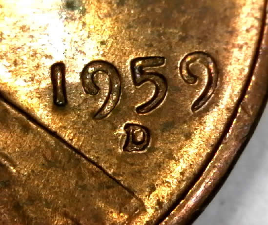 1959-D-Lincoln-Memorial-Cent-1MM-005-RPM-Free-Gift-From-Montcollector